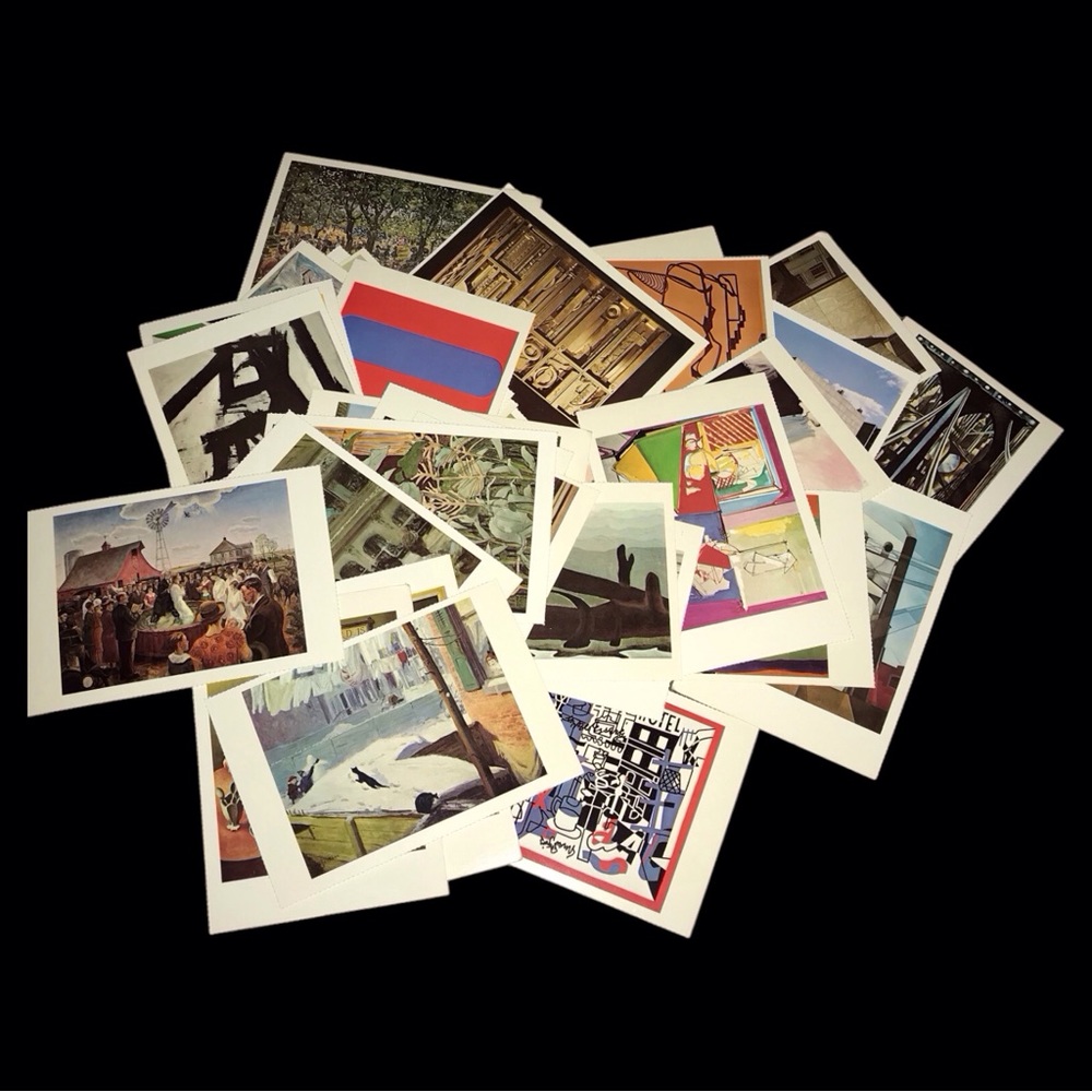 Vintage 1978 Lots of 20th Century American Art Postcards